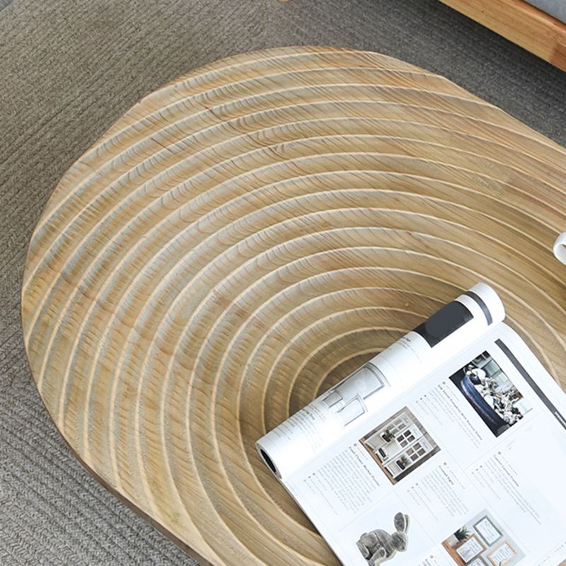 Scandinavian 1 Single Coffee Table Solid Wood Cocktail Table