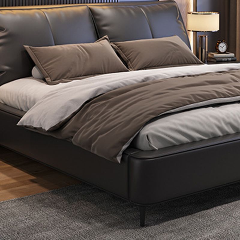 Contemporary Upholstered Mattress Included with Headboard Rectangular Bed