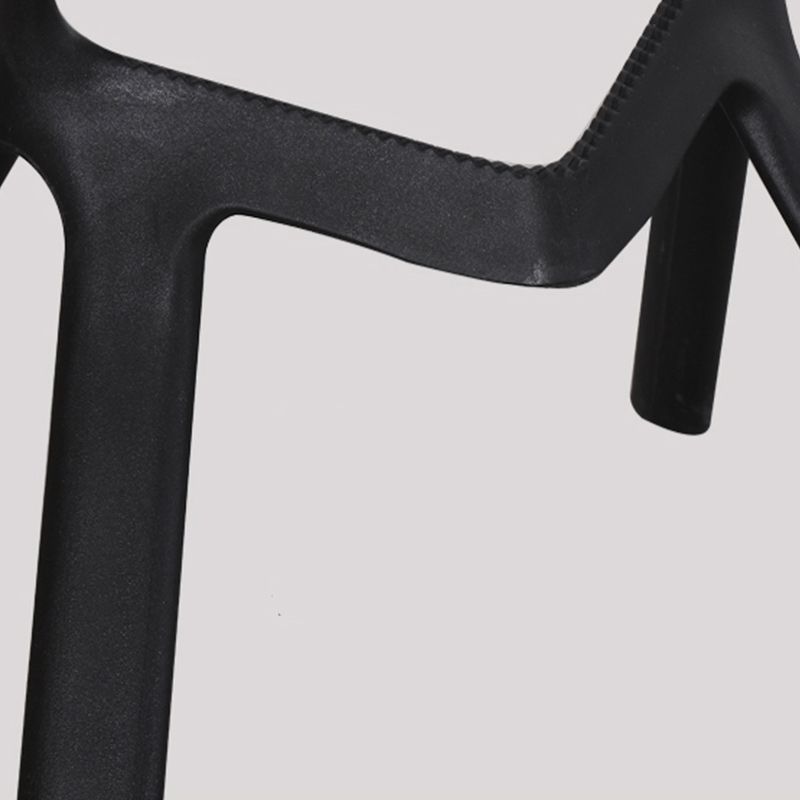 Nordic Stackable Bar-stool Plastic Counter Bar Stool for Home