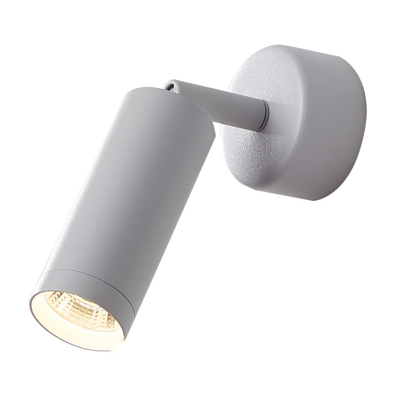 Modern Style Cylinder Wall Sconces Metal 1 Light Wall Mounted Reading Lights