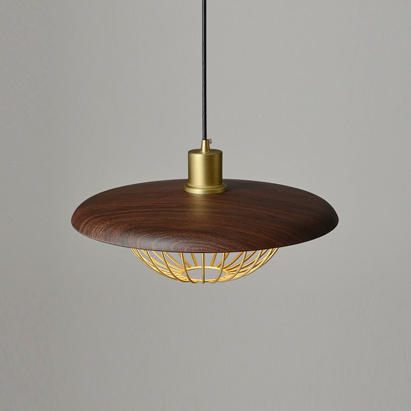 Metal Round Shape Hanging Light Modern Style 1-Light Hanging Light Mounted Fixtures