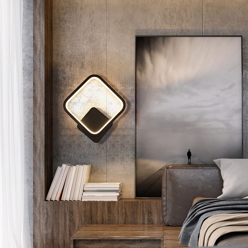 1-Light LED Wall Mount Light Modern Simple Wall Sconce Light for Living Room