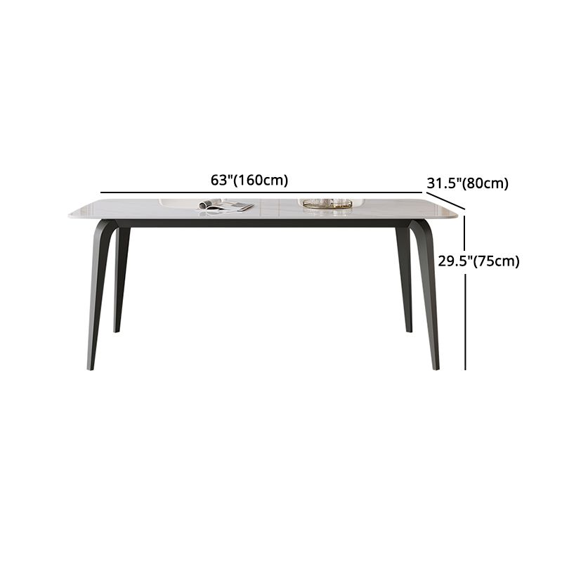 Modern 1/4/5/7/9 Pieces Dining Set Sintered Stone Dining Table Set with Leather Chairs