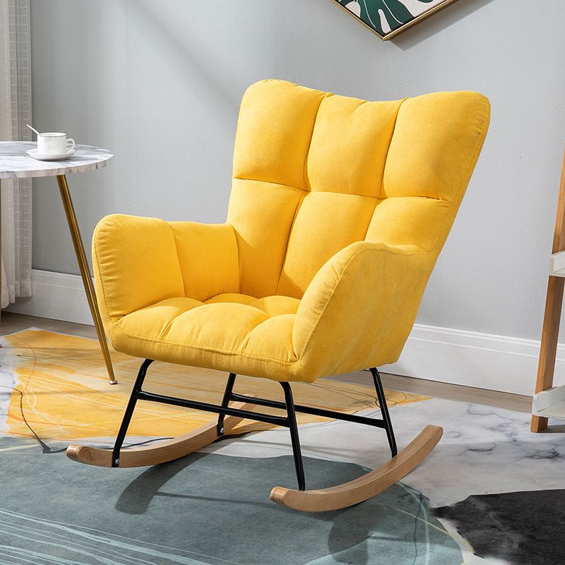 Simple Nordic Style Rocking Chair Balcony Lounge Recliner Sofa Rocking Chair