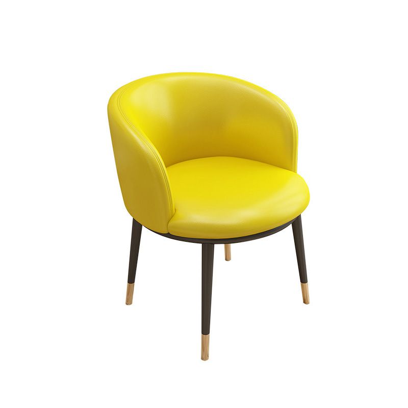 Recessed Arms Barrel Chair Tight Back Accent Chair, 16.54" W √ó 21.65" L √ó 30.71" H