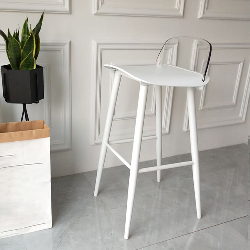 Taburete de bar de estilo escandinavo con asiento cuadrado para barra de cocina