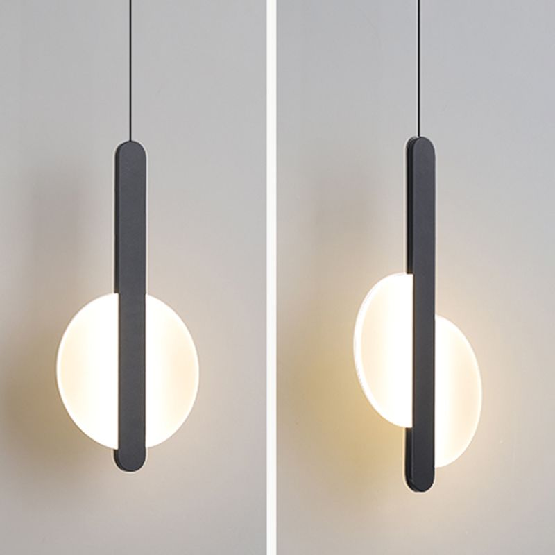 Moderne Acrylheizenleuchte LED -LED -Anhänger Licht für Wohnzimmer