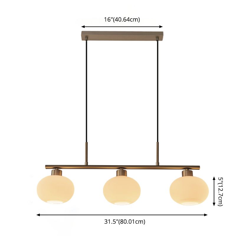 Loues de lustre de l'île moderne