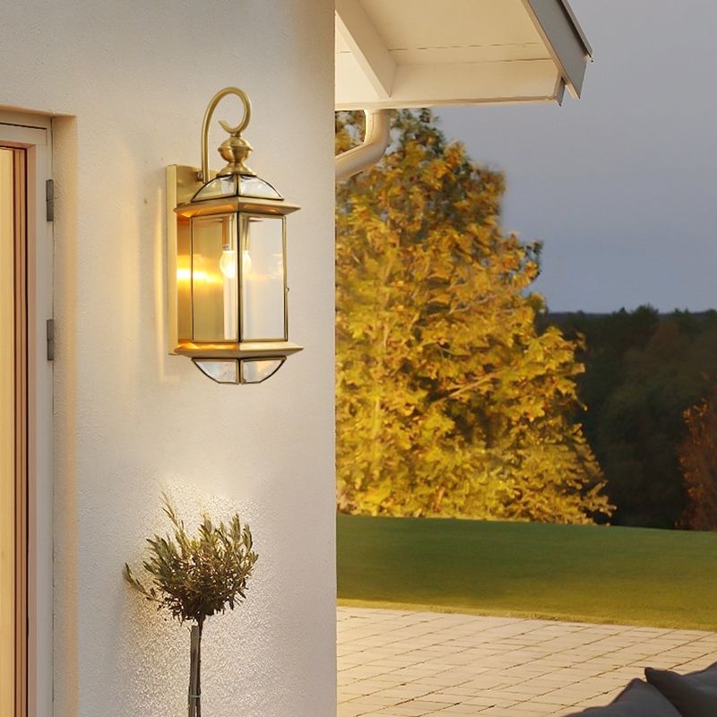 1 Light Geometric Flush Mount Contemporary Metal Wall Light Sconces