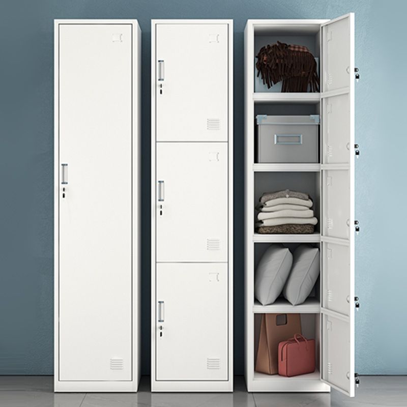 Modern Style Wardrobe Metal Wardrobe Closet with Lock,14.96" D x 16.54" W x 39.37" H