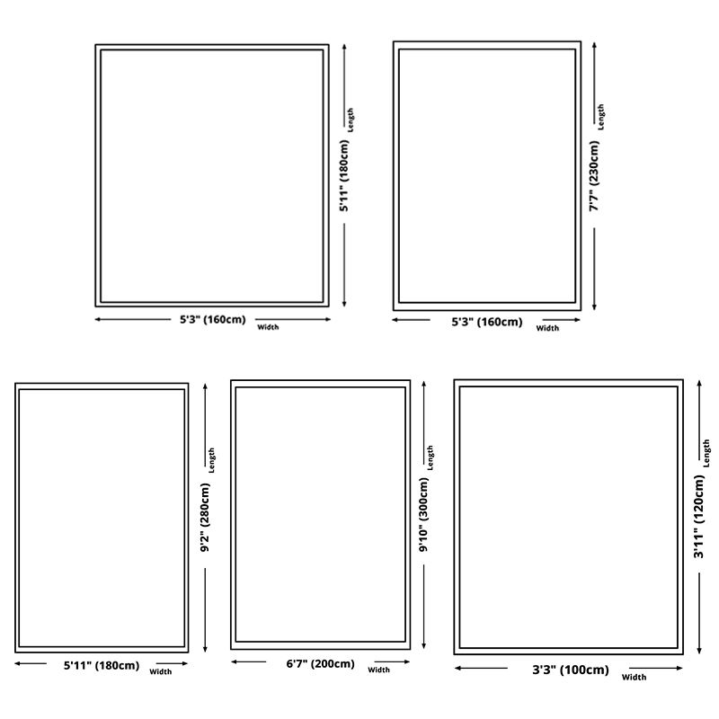 Gorgeous Ink Painting Area Rug Individuality Modern Indoor Carpet Polyester Non-Slip Backing Carpet for Home Decor