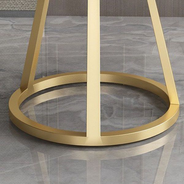 Glam 1/4/6 Pieces Dining Set Round Stone Dining Table for Dining Room
