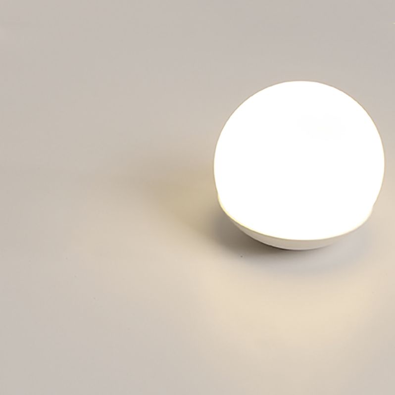 Plafonnier encastré à LED blanc, luminaire de plafond simple avec spots