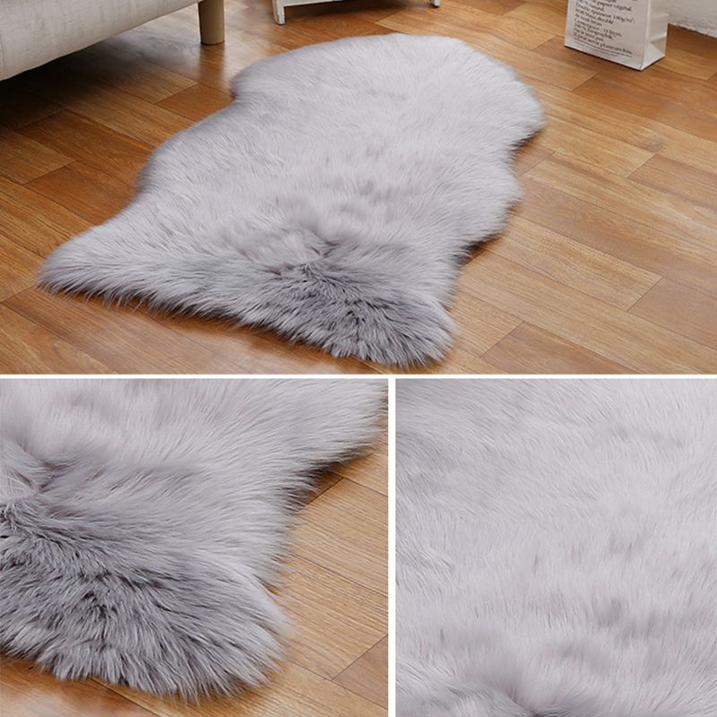 Decorative Novelty Shape Shag Rug Contemporary Comfort Indoor Rug Polypropylene Stain Resistant Area Carpet for Living Room