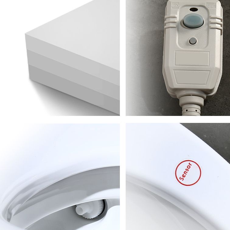 Modern 1-Piece Bidet Toilet Floor Mounted Toilet Bowl for Washroom