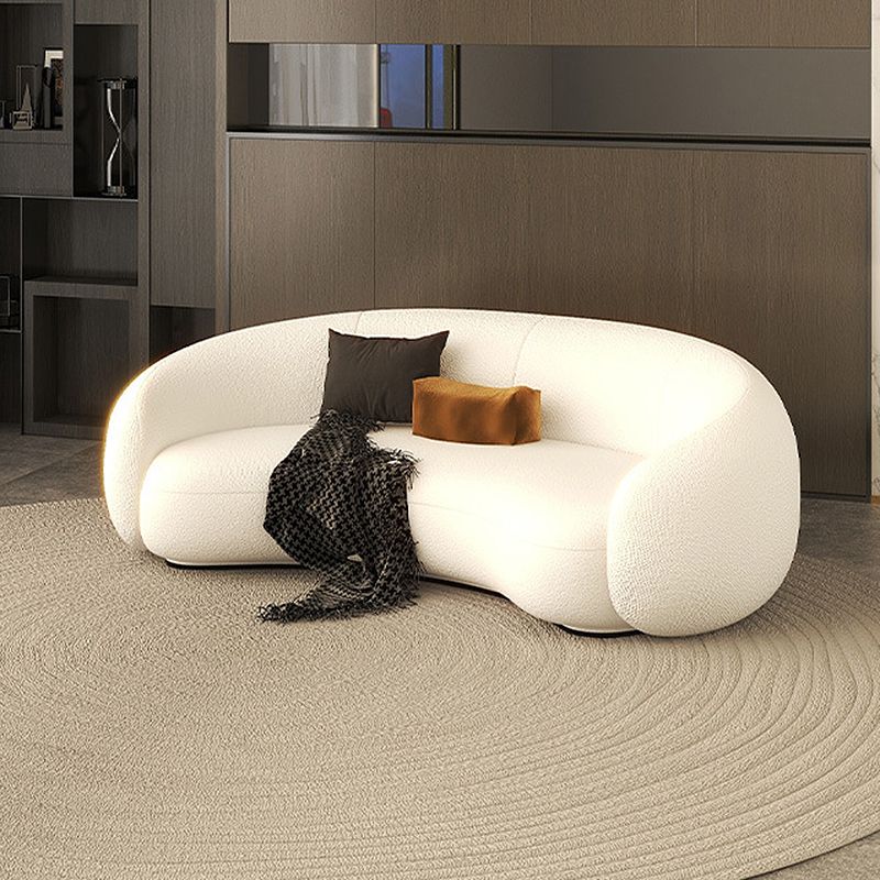Scandinavian Tight Back Sofa with Tuxedo Arm for Apartment and Living Room