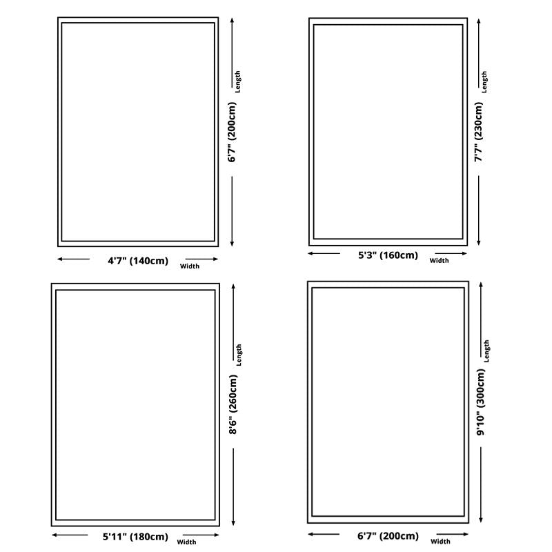 Orange Tone Modern Indoor Rug Polyester Splicing Print Carpet Easy Care Rug for Home Decoration