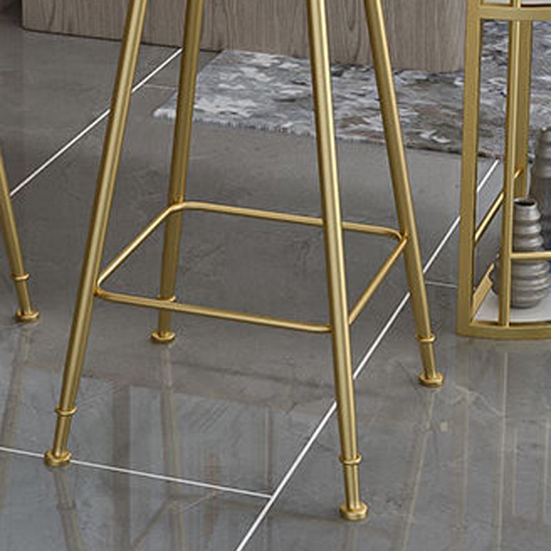 Glam Style 1/2/3 Pieces Bar Table Set Rectangle Bar Table with High Stools for Home