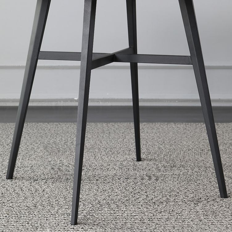 Contemporary Dining Furniture Set 1/2/3/5 Pcs Sintered Stone Dining Table and Chairs