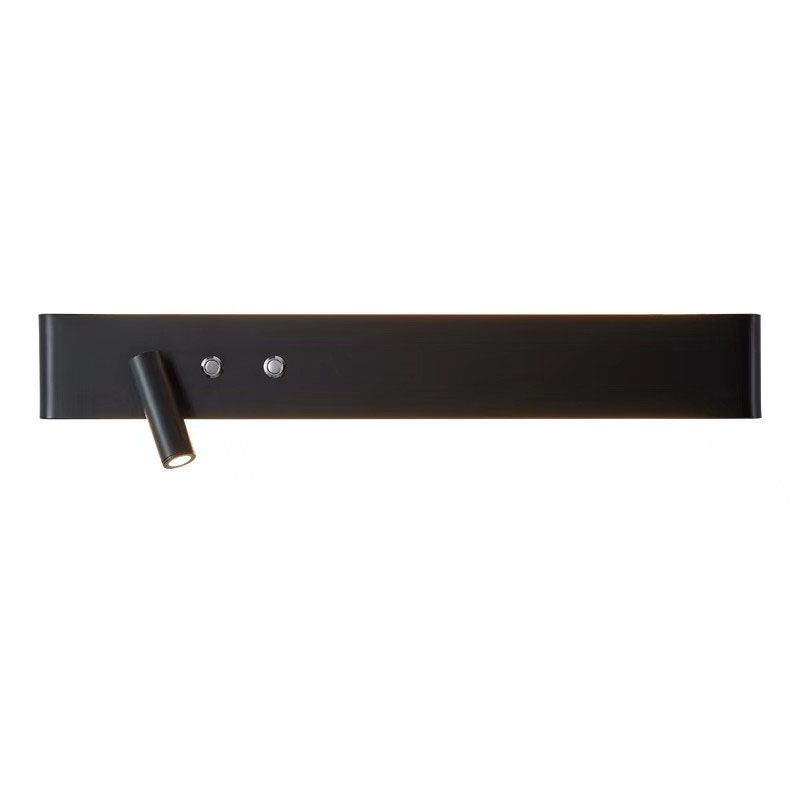 Modern Minimalist LED Wall Light Rectangular Iron Wall Lamp for Bedroom