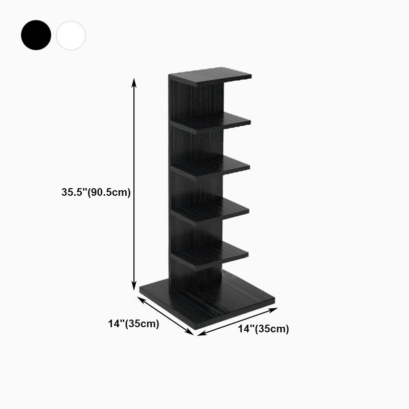 13.78"W Bookcase Contemporary Style Invisible Bookshelf for Home Office