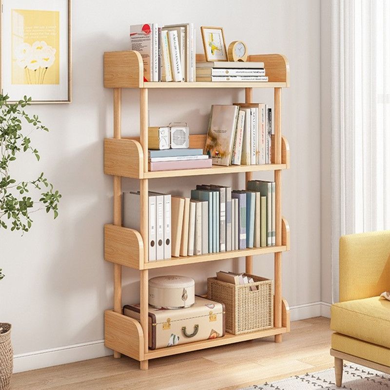 Scandinavian Bookshelf Engineered Wood Shelf Bookcase for Office