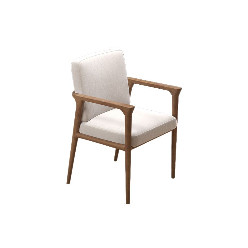 Contemporary Dining Room Solid Wood Open Back Side Dining Chair