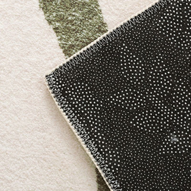 Abstract Pattern Rug Living Room Simple Style Carpet Polyester Washable Area Rug