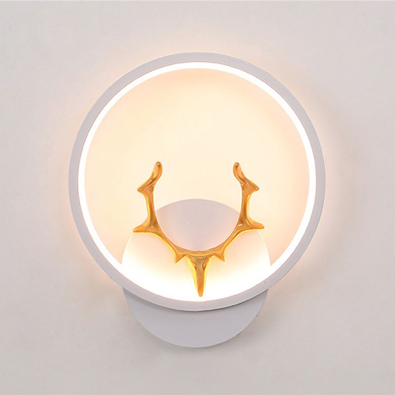 1 Light Unique Shape Wall Mounted Light Modern Sconce Light Fixture for Living Room