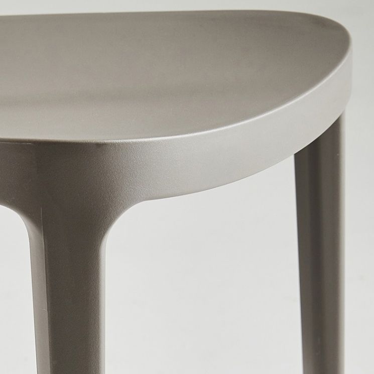 Modern Indoor Stacking Side Chair Plastic Frame Chair with Upholstered