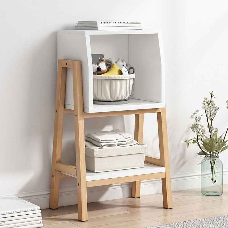 Vertical Bookcase Scandinavian Engineered Wood Shelf Bookcase