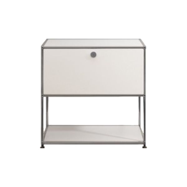 Modern Style Stainless Steel Sideboard White Sideboard for Living Room