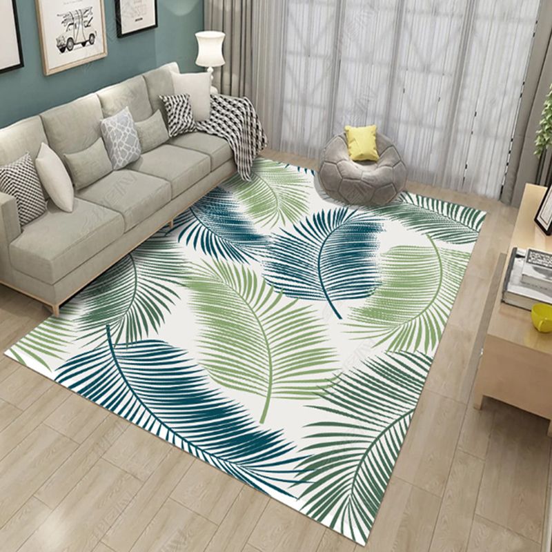 Modern Graphic Print Indoor Carpet Polyester Area Rug Non-Slip Backing Carpet for Living Room