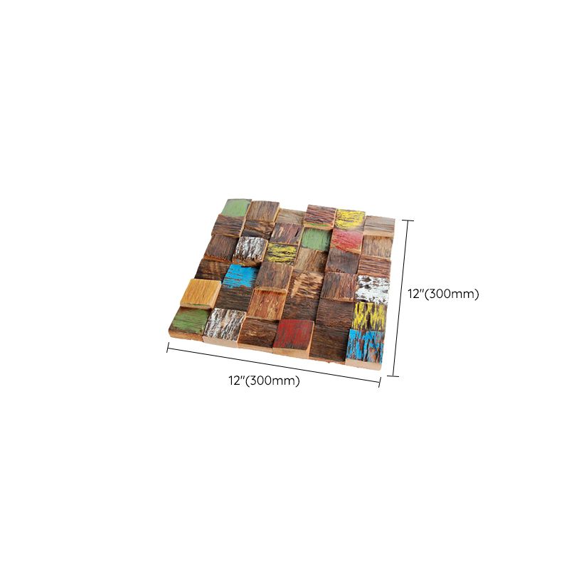Wall Paneling Wood Shiplap Mosaic Modern Indoor Wall Paneling