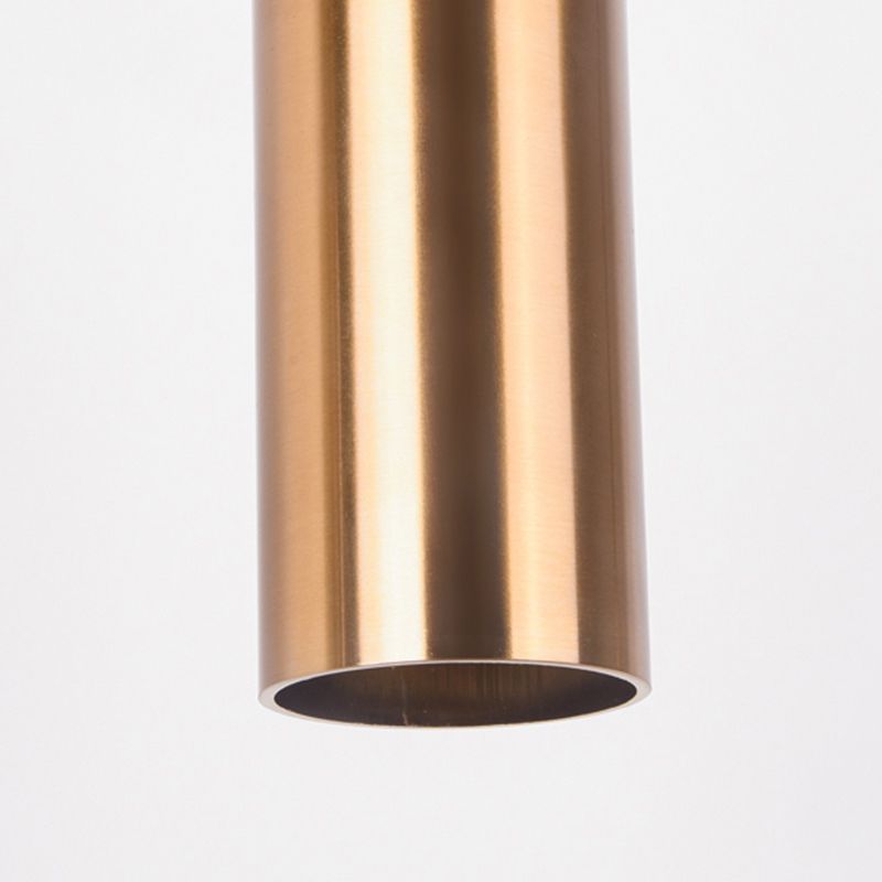 Moderner Stilzylinder hängende Anhänger Lichter Metall 6 Licht Anhänger Beleuchtungskarten