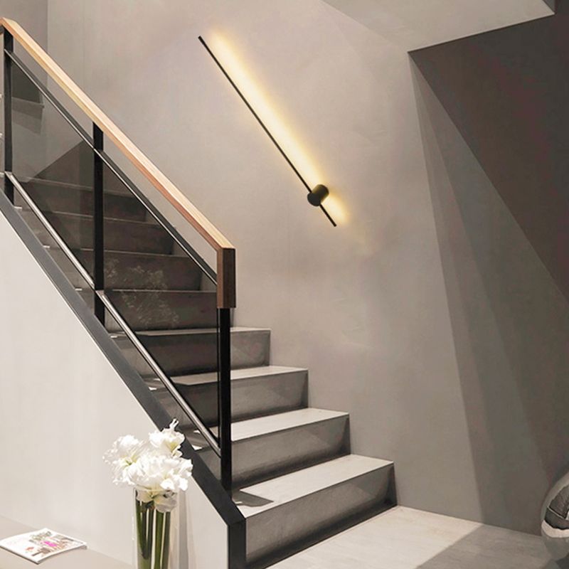 Lineare Schatten Metallwandbeleuchtung moderner Stil 1-Licht-Wandmontage Leuchte Leuchte