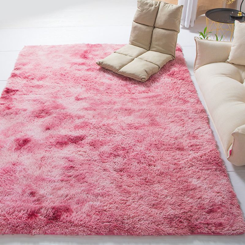 Minimalist Tie Dye Indoor Rug Multicolor Polypropylene Carpet Pet-Friendly Machine Washable Anti-Slip Rug for Living Room
