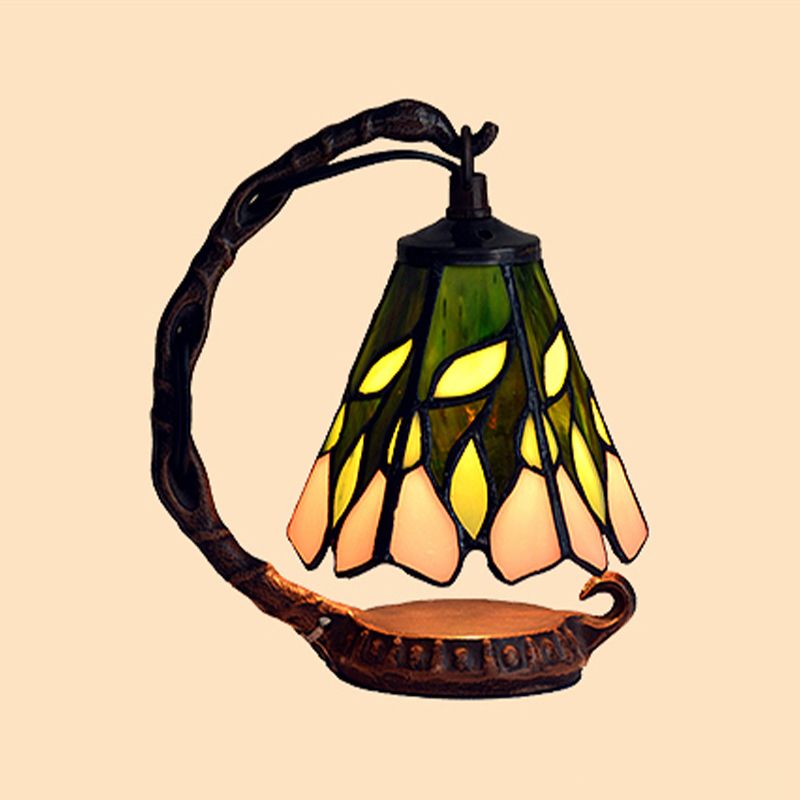 Tenue d'art tachée lampe de nuit ombragée