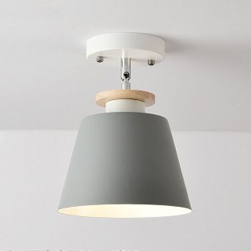 Modern Simple Cylinder Shape Ceiling Light with Iron Shade for Living Room