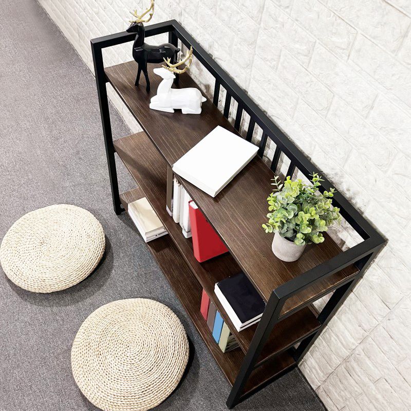 Mid-Century Modern Wood End Table Rectangle Console Sofa Table for Hall