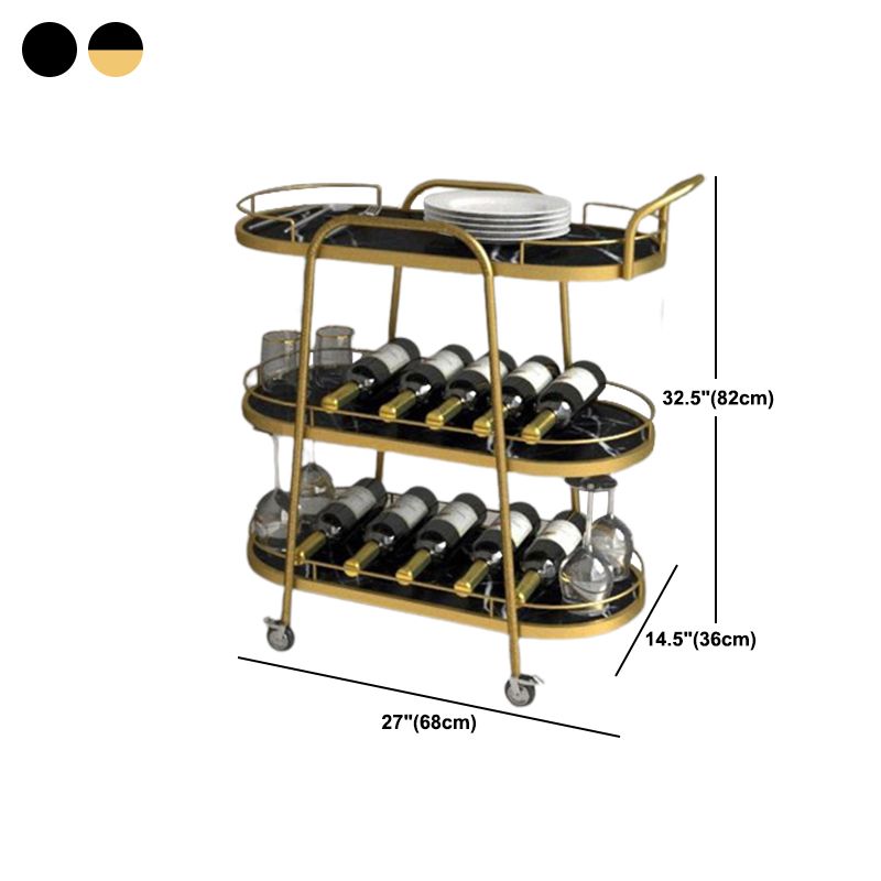 32.28" High Rolling Contemporary Prep Table Wooden Prep Table