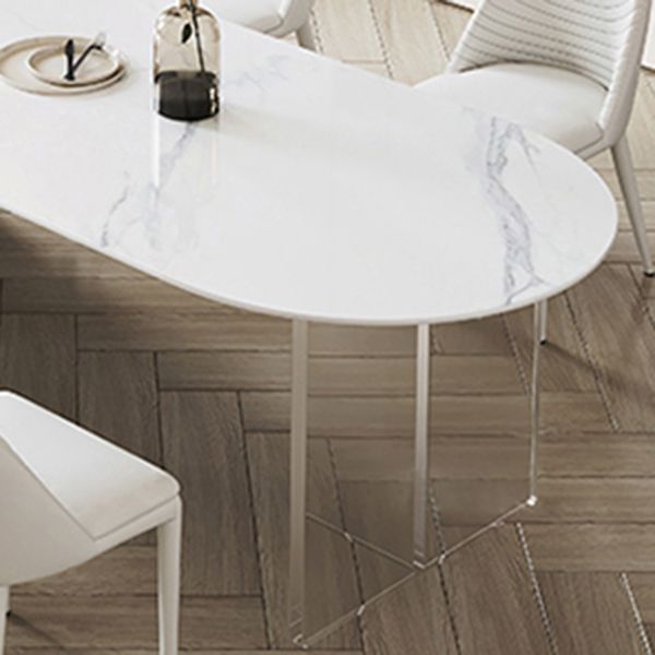 Modern 1/2/3/4/5 Pieces Dining Set Rectangle Acrylic Dining Table Set