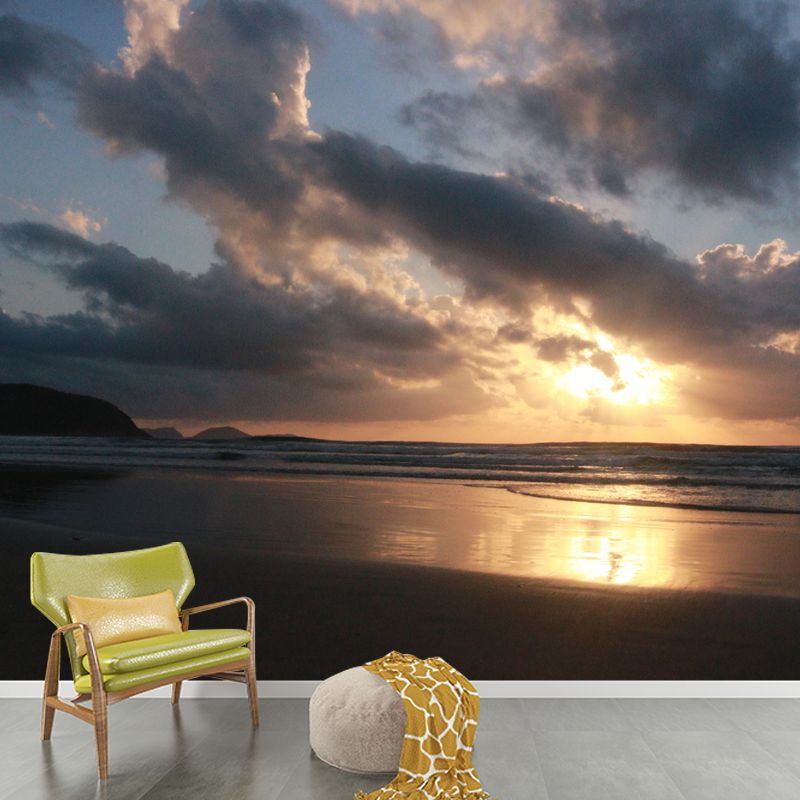 Deep Sea Minimalist Wall Art for Sleeping Room Water Resistant Home Decor