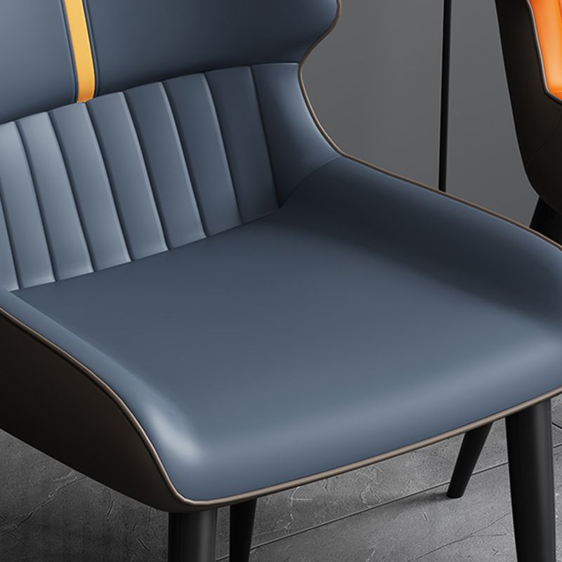 Dining Room Upholstered Side Chair Home Faux Leather Dining Chair