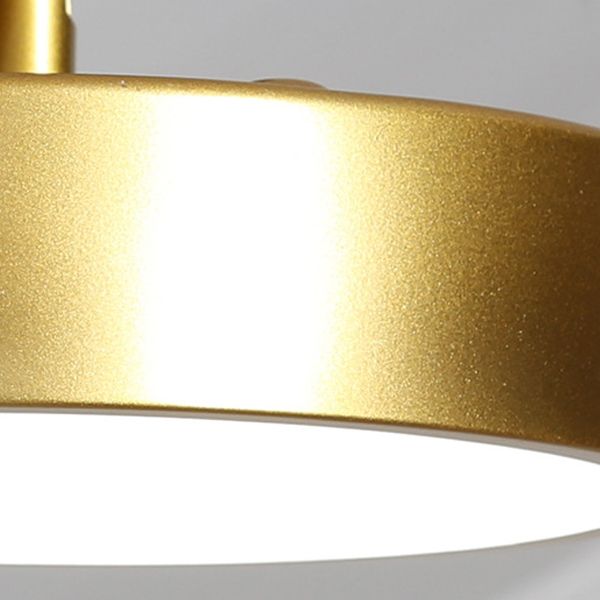 Contemporary Ceiling Light Fixture Drum Metal Semi Flush Mount for Corridor