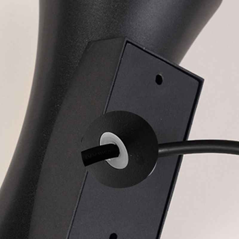 Lampada montata a parete in stile moderno a parete a muro 2 luci di luce in alluminio in nero in nero e oro