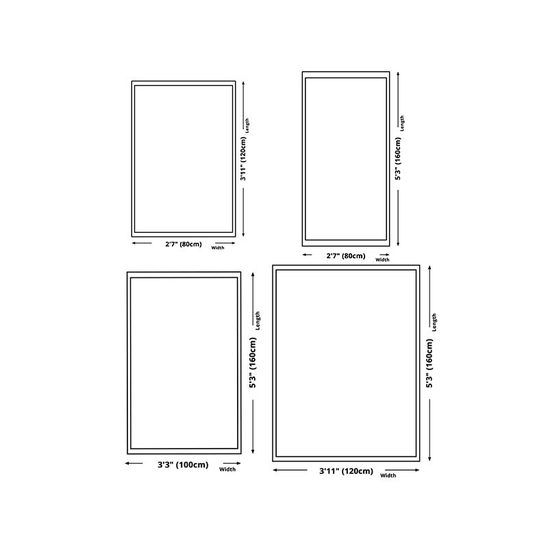 Modern Graphic Pattern Rug Polyester Indoor Carpet Stain Resistant Carpet for Living Room