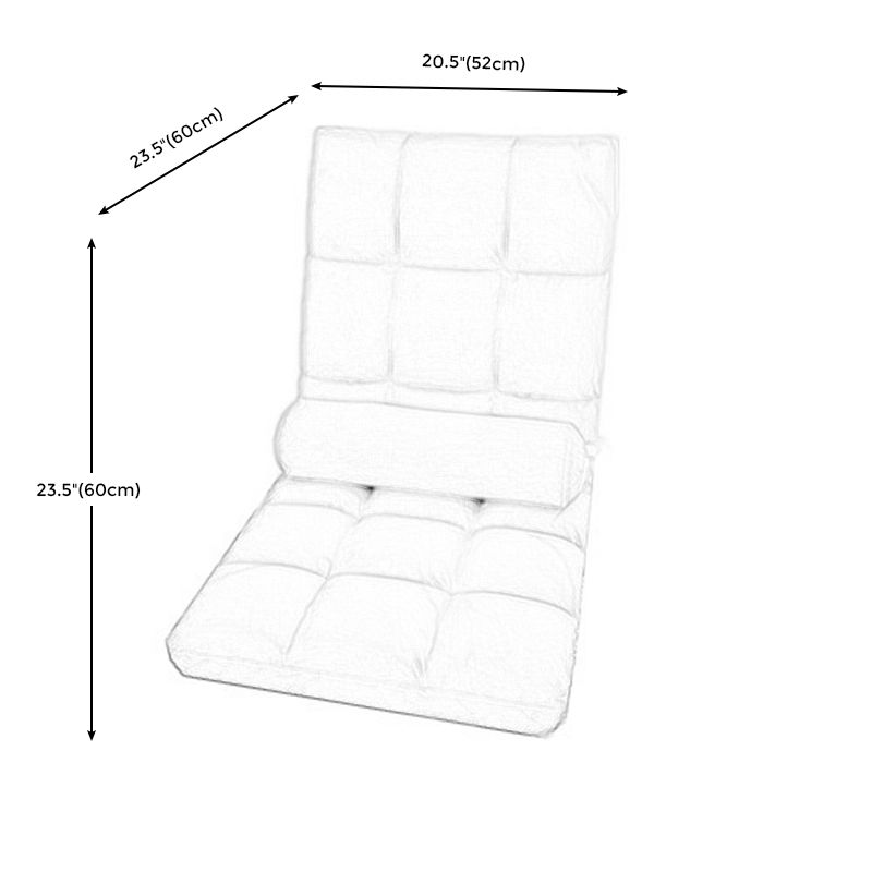 Linen Armless Chair 20.4"L x 20.8"W x 23.6" H Chair for Living Room