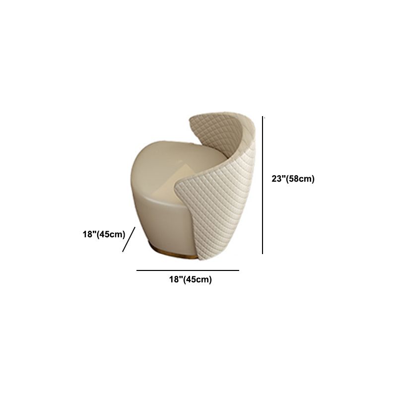 Beige Vanity Metal Makeup Dressing Table Stool Set in Glossy Finish