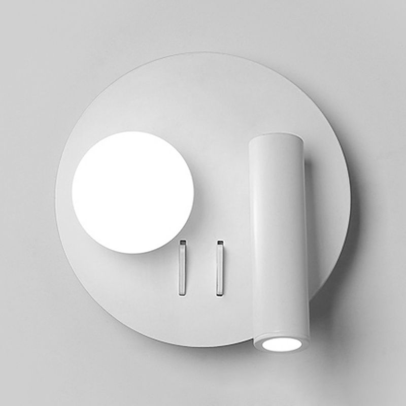Modern Metallic Household Wall Sconce Adjustable Arm Bedroom LED Reading Lamp
